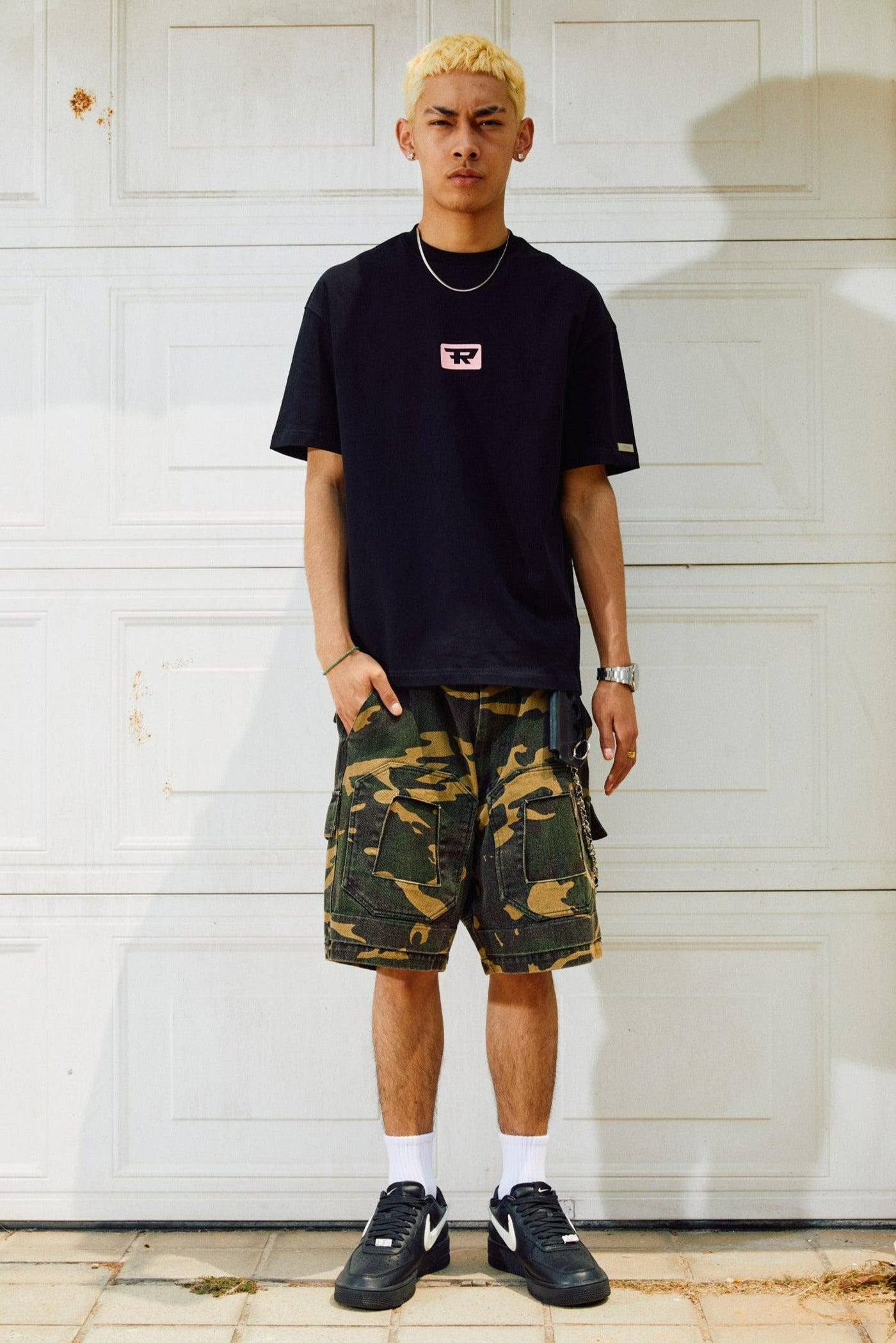 Camouflage Cargo Shorts Korean Street Fashion Shorts By R69 Shop Online at OH Vault