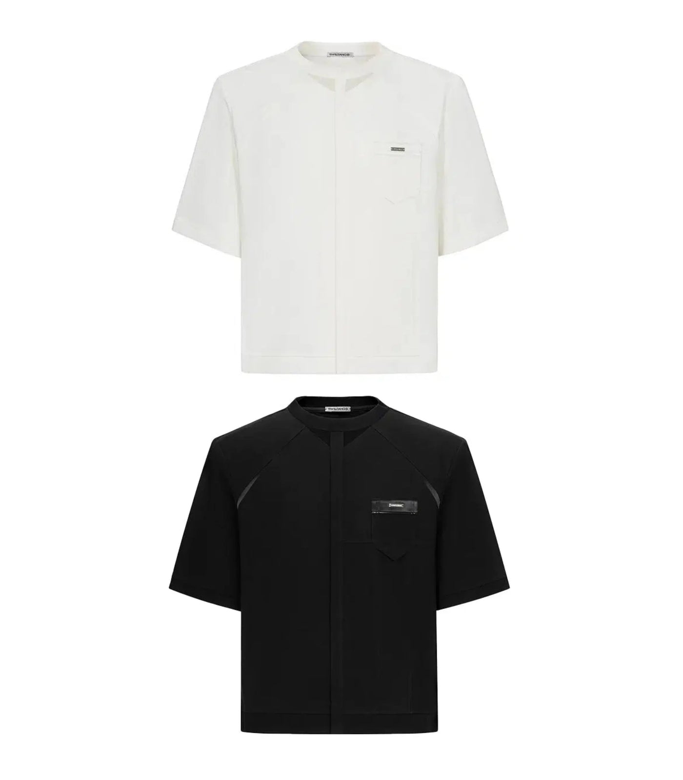 Structured Modern Layer T-Shirt Korean Street Fashion T-Shirt By TIWILLTANG Shop Online at OH Vault