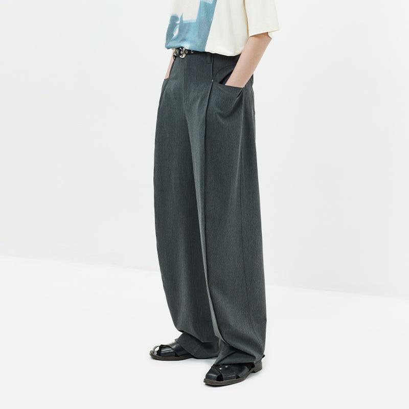 Vintage Seam Detailed Trousers Korean Street Fashion Pants By Opicloth Shop Online at OH Vault
