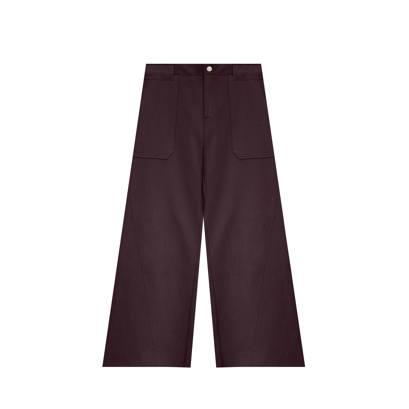 49PERCENT Wide Pocket Subtle Lines Pants Korean Street Fashion Pants By 49PERCENT Shop Online at OH Vault