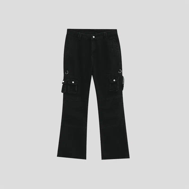 Small Pockets Cargo Jeans Korean Street Fashion Jeans By INS Korea Shop Online at OH Vault