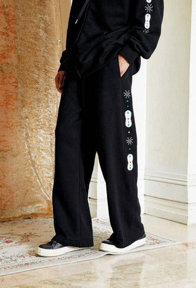 Casual Gemstones Sweatpants Korean Street Fashion Pants By Donsmoke Shop Online at OH Vault