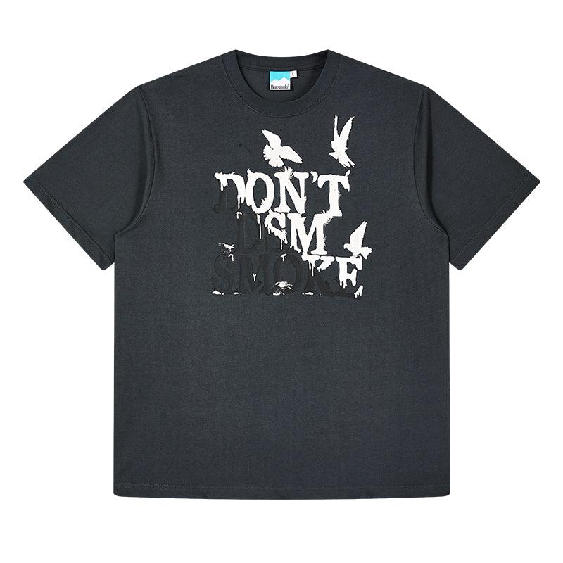 Dove of Peace Logo T-Shirt Korean Street Fashion T-Shirt By Donsmoke Shop Online at OH Vault