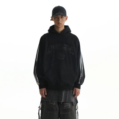 Paint Smudges Detail Hoodie Korean Street Fashion Hoodie By Mason Prince Shop Online at OH Vault
