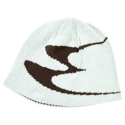 Contrast Logo Knit Hat Korean Street Fashion Hat By Mentmate Shop Online at OH Vault