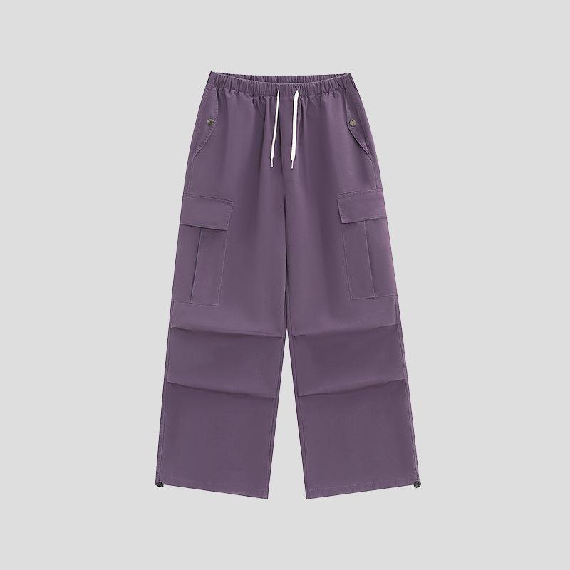 Loose Pleats Drawstring Cargo Pants Korean Street Fashion Pants By INS Korea Shop Online at OH Vault