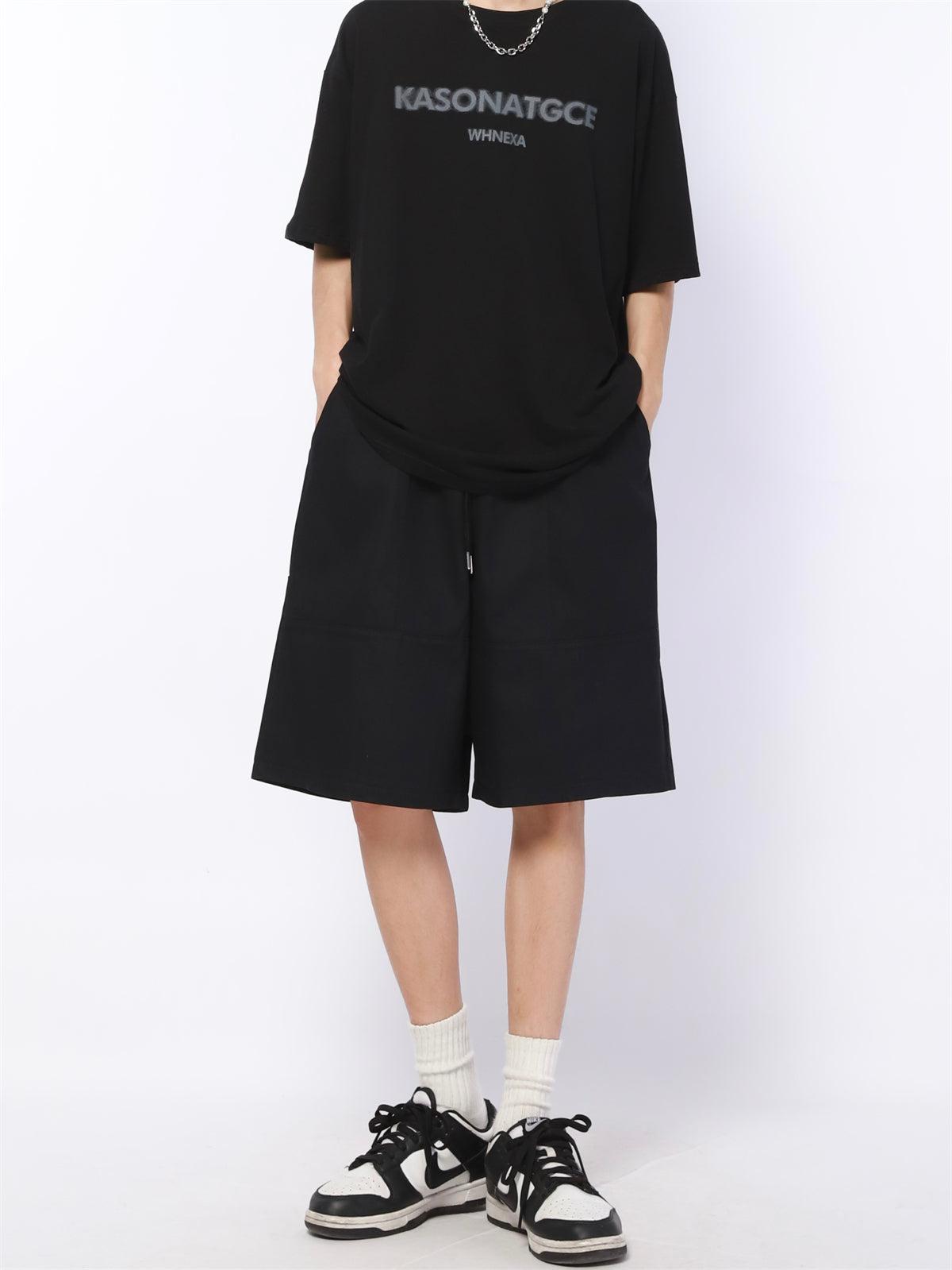 Pocket Trim Embroidery Shorts Korean Street Fashion Shorts By Made Extreme Shop Online at OH Vault