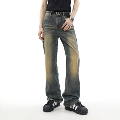 Gradient Washed Ripped Pocket Jeans Korean Street Fashion Jeans By Mr Nearly Shop Online at OH Vault
