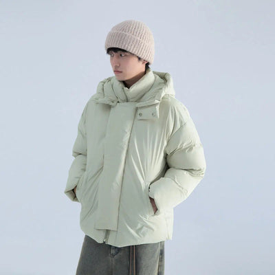 Solid Color Thick Puffer Jacket Korean Street Fashion Jacket By Mentmate Shop Online at OH Vault