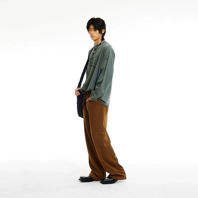 Front Pocket Drapey Pants Korean Street Fashion Pants By Roaring Wild Shop Online at OH Vault