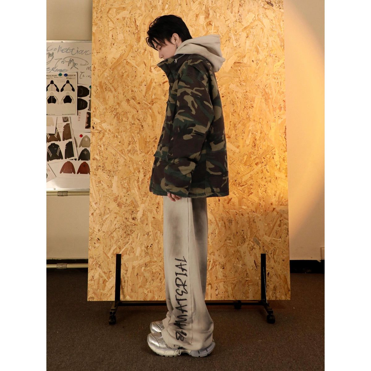 Multi-Pocket Camo Print Jacket Korean Street Fashion Jacket By Mr Nearly Shop Online at OH Vault