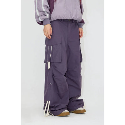 Line Straps Workwear Cargo Pants Korean Street Fashion Pants By PeopleStyle Shop Online at OH Vault