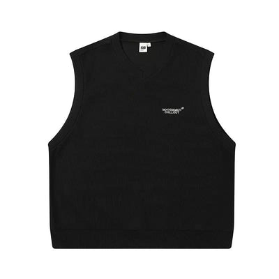 Wide Arm Cut Vest Korean Street Fashion Vest By Nothing But Chill Shop Online at OH Vault