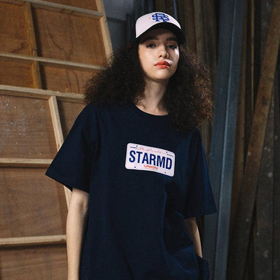 STARMD Licensce Plate T-Shirt Korean Street Fashion T-Shirt By Remedy Shop Online at OH Vault