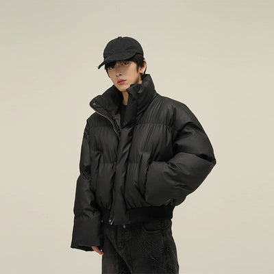 Hidden Zip Puffer Jacket Korean Street Fashion Jacket By 77Flight Shop Online at OH Vault