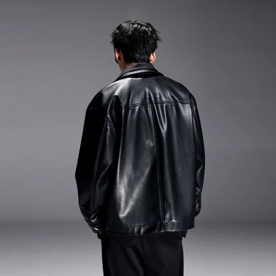 Motocross Faux Leather Jacket Korean Street Fashion Jacket By Terra Incognita Shop Online at OH Vault