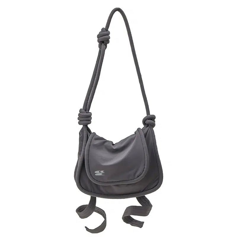 Knot and Curled Straps Bag Korean Street Fashion Bag By Crying Center Shop Online at OH Vault