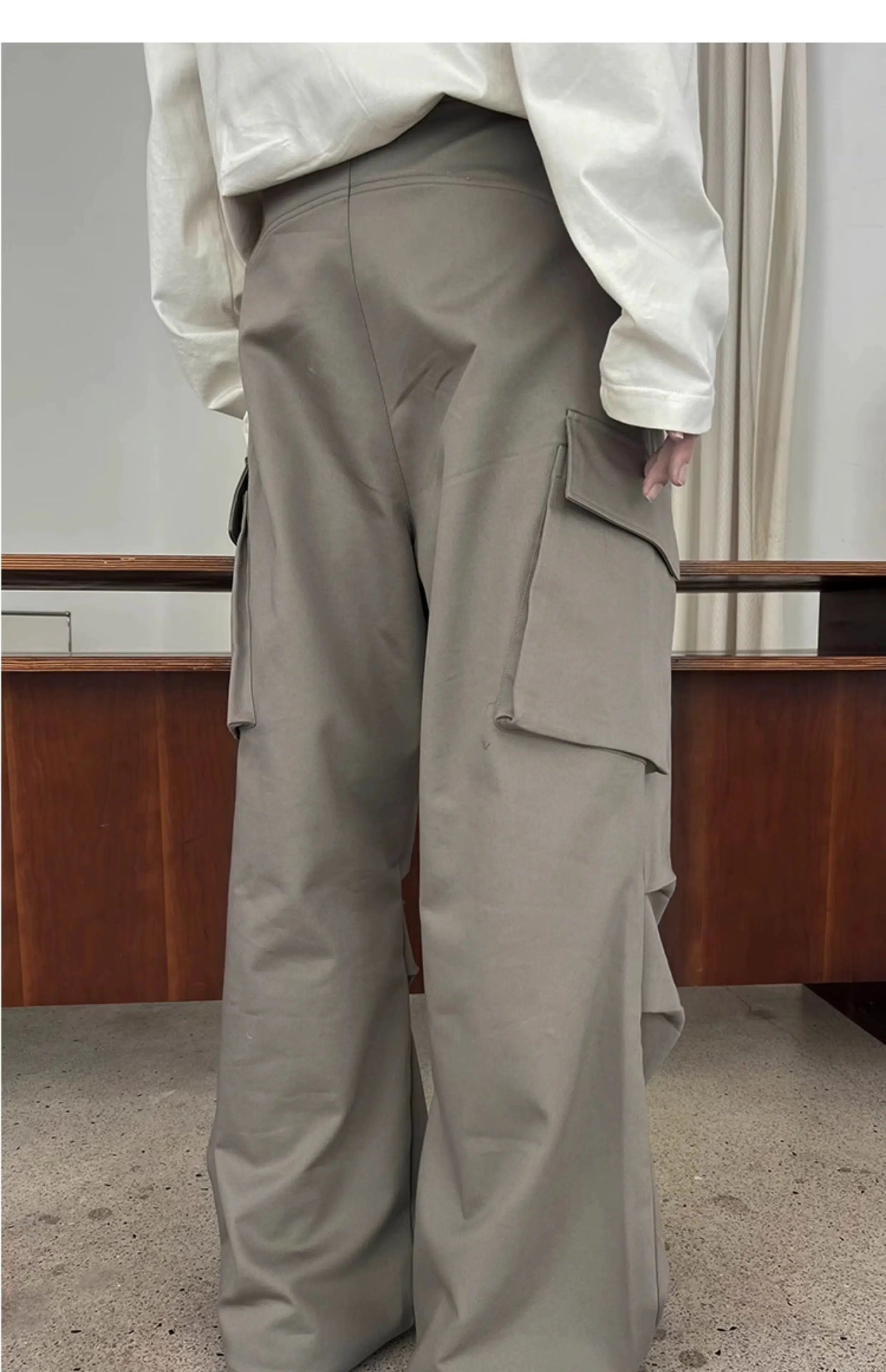 Buy BICMART Men's Cotton Baggy Bootcut Pockets Green Cargo Pants Loose Fit  Online at desertcartINDIA