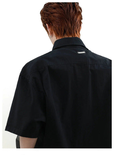 Basic Gradient Washed Shirt Korean Street Fashion Shirt By Mr Nearly Shop Online at OH Vault