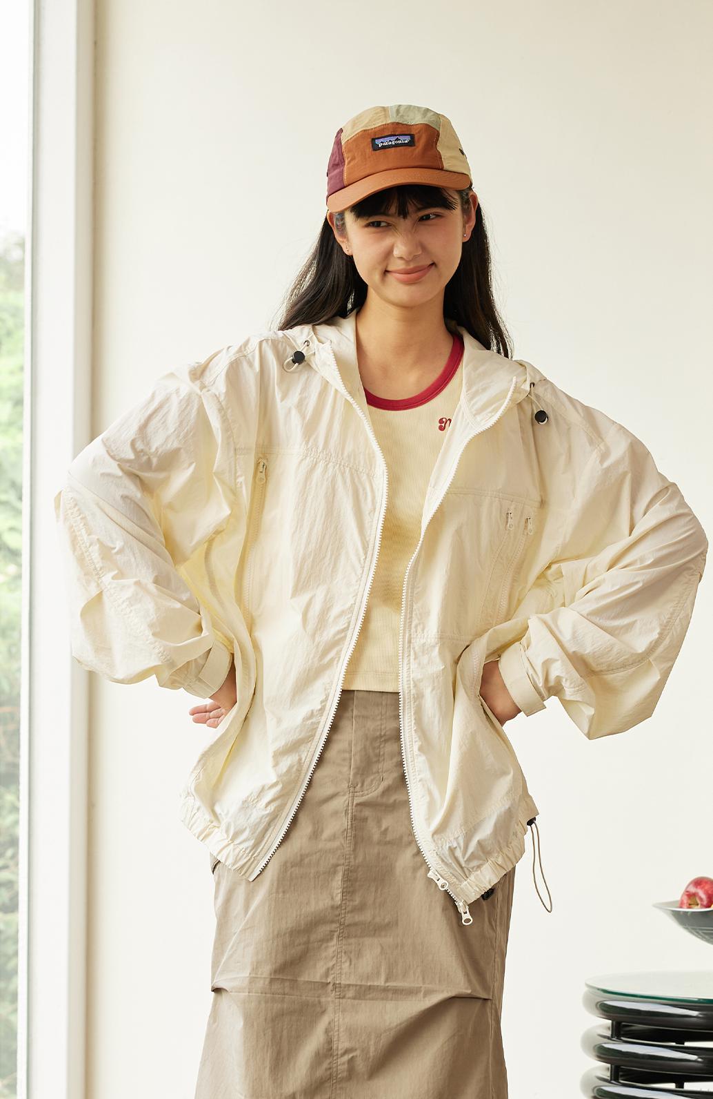Multi Zip Sunblock Hooded Jacket Korean Street Fashion Jacket By NGO Army Shop Online at OH Vault
