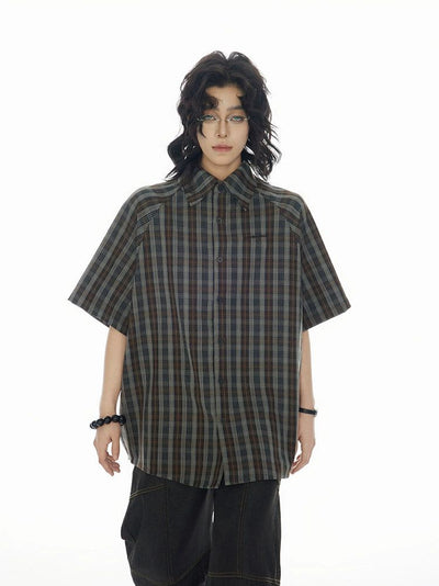 Workwear Buttoned and Collared Shirt Korean Street Fashion Shirt By Cro World Shop Online at OH Vault