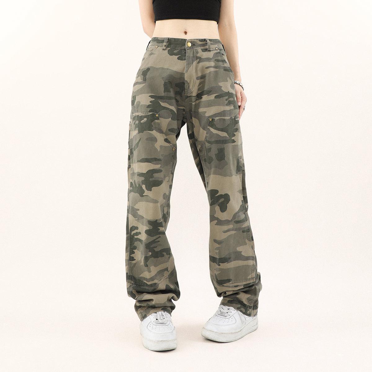 Mr Nearly Slant Pocket Camouflage Pants Korean Street Fashion Pants By Mr Nearly Shop Online at OH Vault