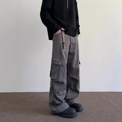 Slant Pocket Cargo Pants Korean Street Fashion Pants By A PUEE Shop Online at OH Vault