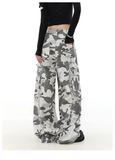 Light Camouflage Cargo Pants Korean Street Fashion Pants By Mr Nearly Shop Online at OH Vault