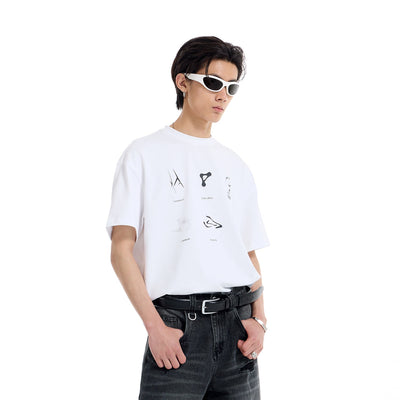 Casual Model Graphic T-Shirt Korean Street Fashion T-Shirt By Terra Incognita Shop Online at OH Vault