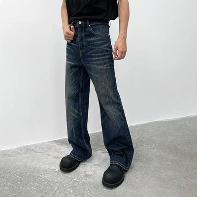 Regular Fit Faded Jeans Korean Street Fashion Jeans By Terra Incognita Shop Online at OH Vault