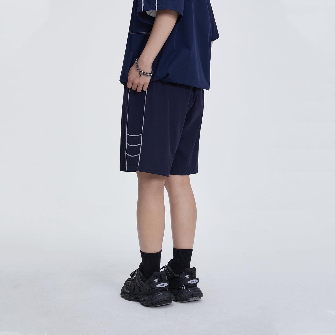 Side Striped Sports Pants Korean Street Fashion Pants By PCLP Shop Online at OH Vault