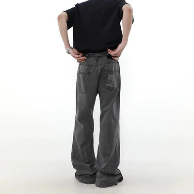 Plain Washed Distressed Jeans Korean Street Fashion Jeans By Mr Nearly Shop Online at OH Vault