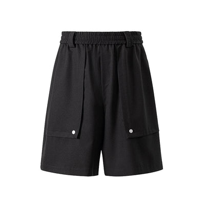 Deconstructed Style Gartered Shorts Korean Street Fashion Shorts By Kreate Shop Online at OH Vault