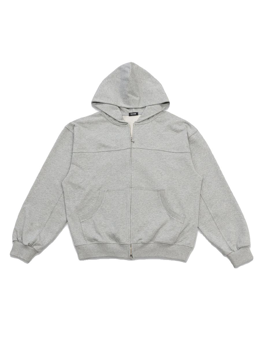 Lined Zippered Casual Hoodie Korean Street Fashion Hoodie By Kiosk Shop Online at OH Vault