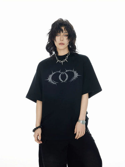 Sparked Elements Graphic T-Shirt Korean Street Fashion T-Shirt By Cro World Shop Online at OH Vault