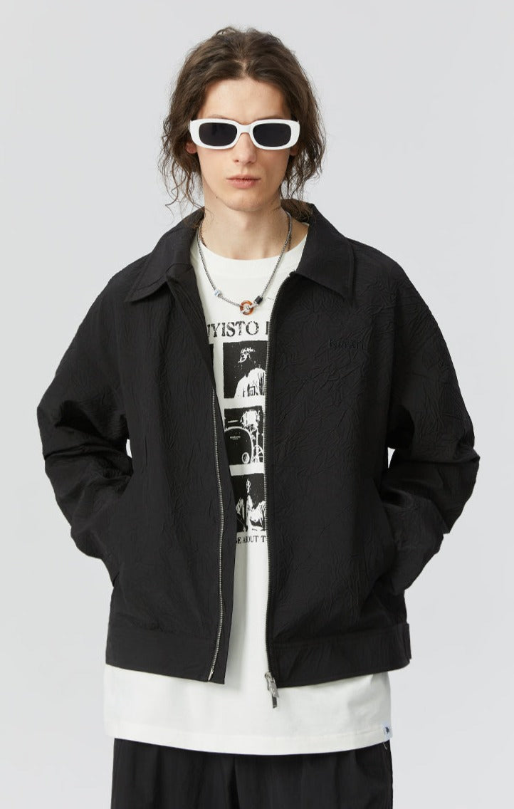 Clean Fit Matte Jacket Korean Street Fashion Jacket By Kreate Shop Online at OH Vault