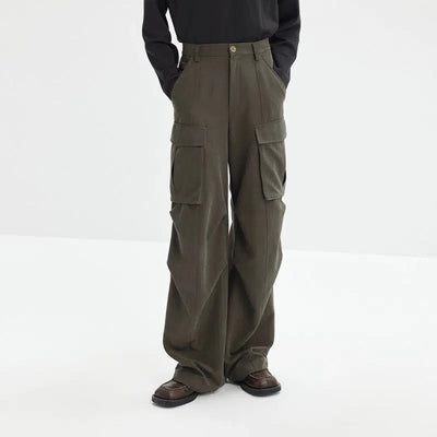 Opicloth Classic Flap Pocket Cargo Pants Korean Street Fashion Pants By Opicloth Shop Online at OH Vault