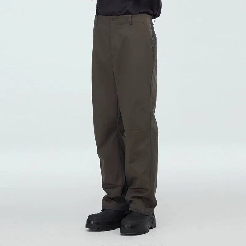 Straight Leg Versatile Pants Korean Street Fashion Pants By Decesolo Shop Online at OH Vault