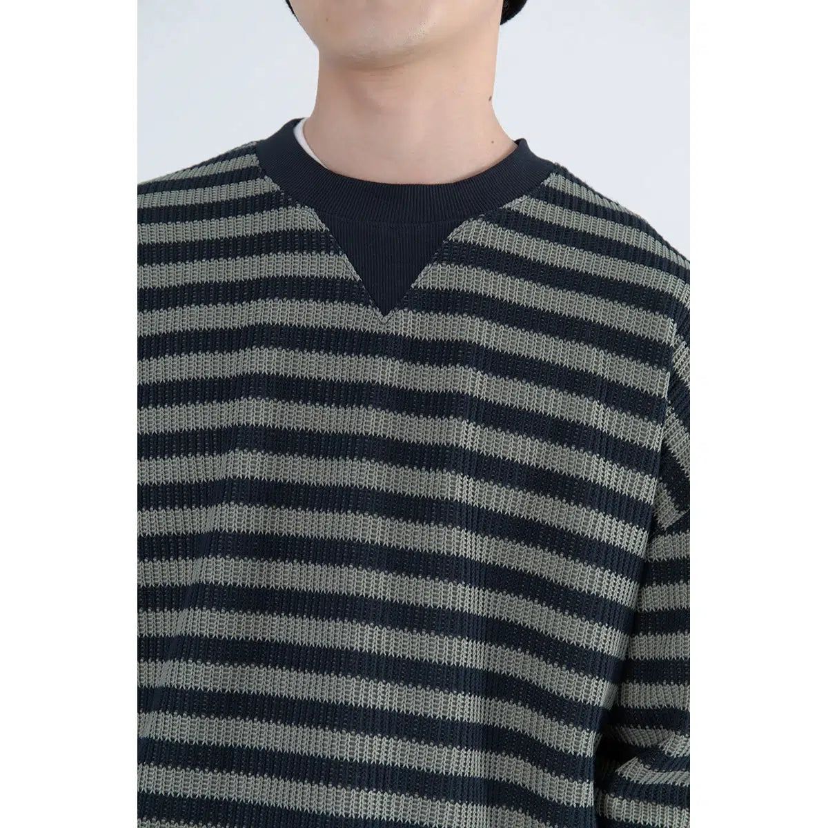 Casual Striped Comfty Sweater Korean Street Fashion Sweater By Mentmate Shop Online at OH Vault