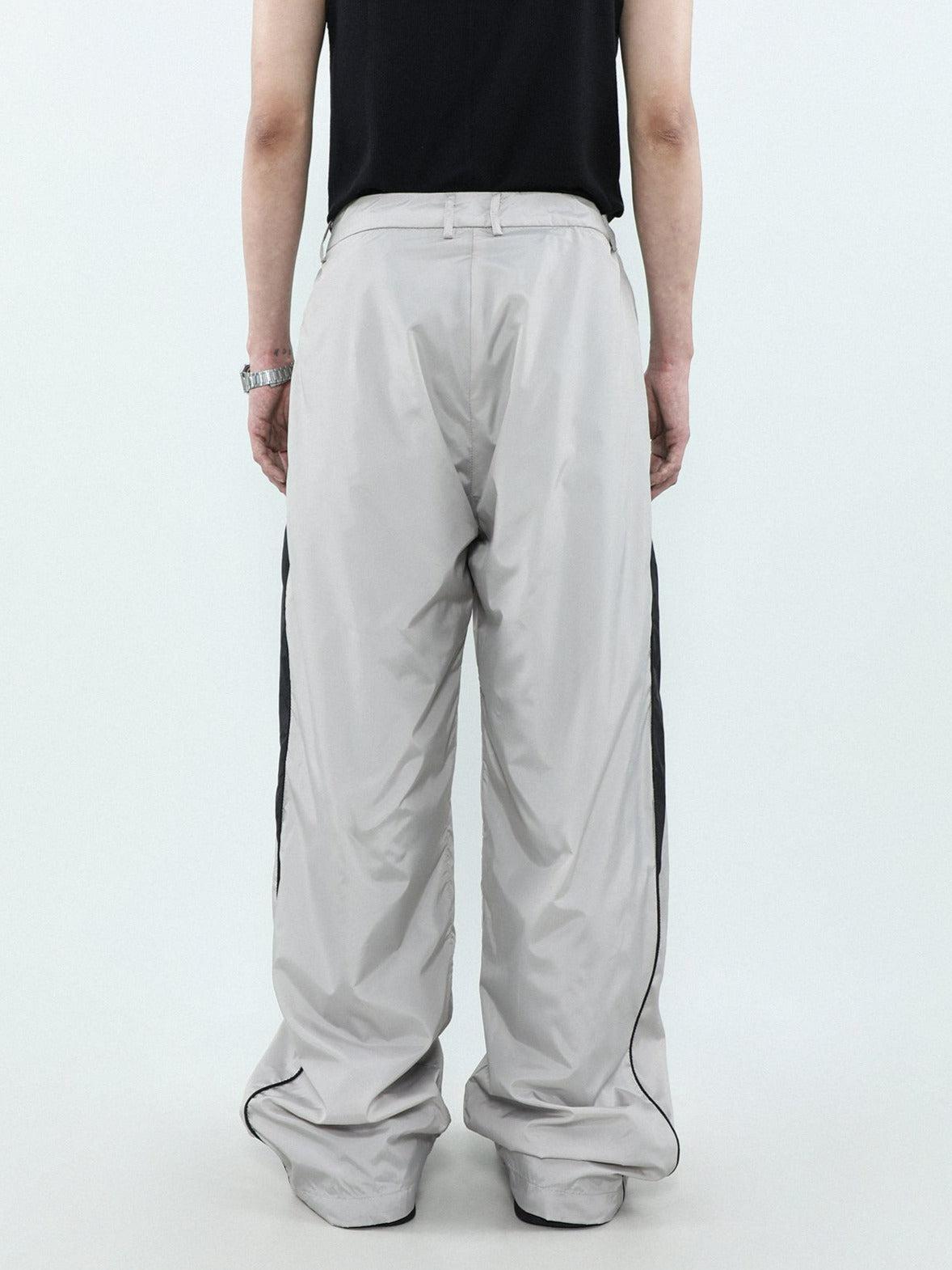 Contrast Side Seam Sports Pants Korean Street Fashion Pants By Mr Nearly Shop Online at OH Vault