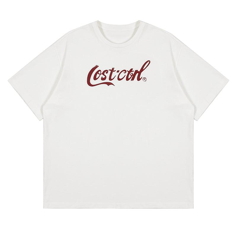Logo Coke Font Style T-Shirt Korean Street Fashion T-Shirt By Lost CTRL Shop Online at OH Vault