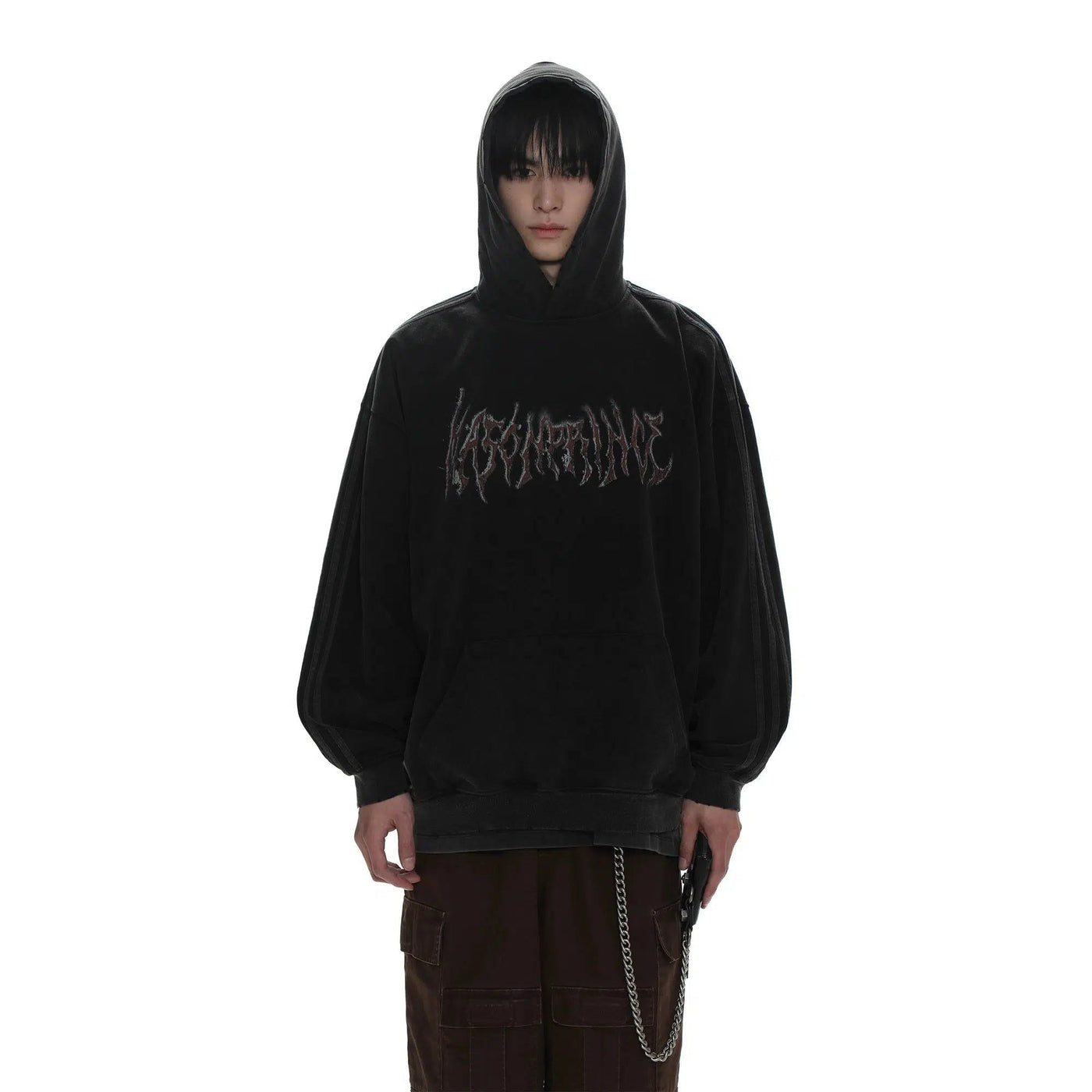 Goth Style Logo Hoodie Korean Street Fashion Hoodie By Mason Prince Shop Online at OH Vault
