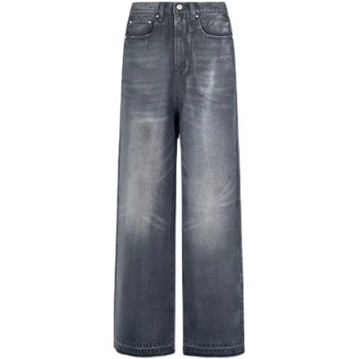 Abstract Lines Shine Effect Jeans Korean Street Fashion Jeans By Team Geek Shop Online at OH Vault