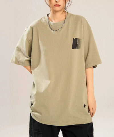Subtle Fade Logo T-Shirt Korean Street Fashion T-Shirt By New Start Shop Online at OH Vault