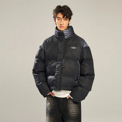 Shiny Boxy Fit Puffer Jacket Korean Street Fashion Jacket By New Start Shop Online at OH Vault