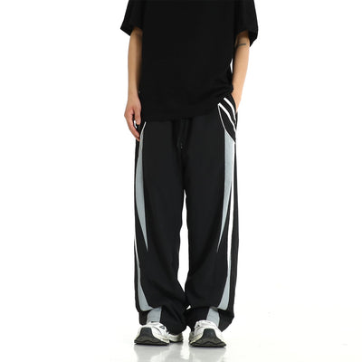 MEBXX Drawstring Side Stripes Sports Pants Korean Street Fashion Pants By Made Extreme Shop Online at OH Vault