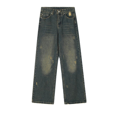 Stone Wash Distressed Jeans Korean Street Fashion Jeans By Mr Nearly Shop Online at OH Vault