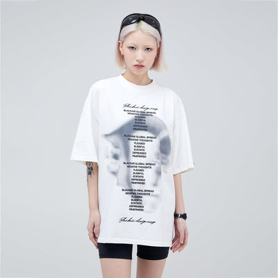 Duplicated Lines T-Shirt Korean Street Fashion T-Shirt By Made Extreme Shop Online at OH Vault