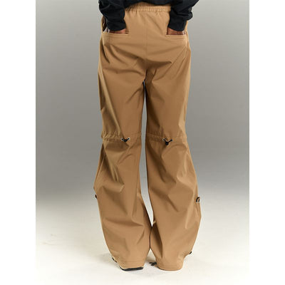 Solid Color Gartered Track Pants Korean Street Fashion Pants By Yad Crew Shop Online at OH Vault