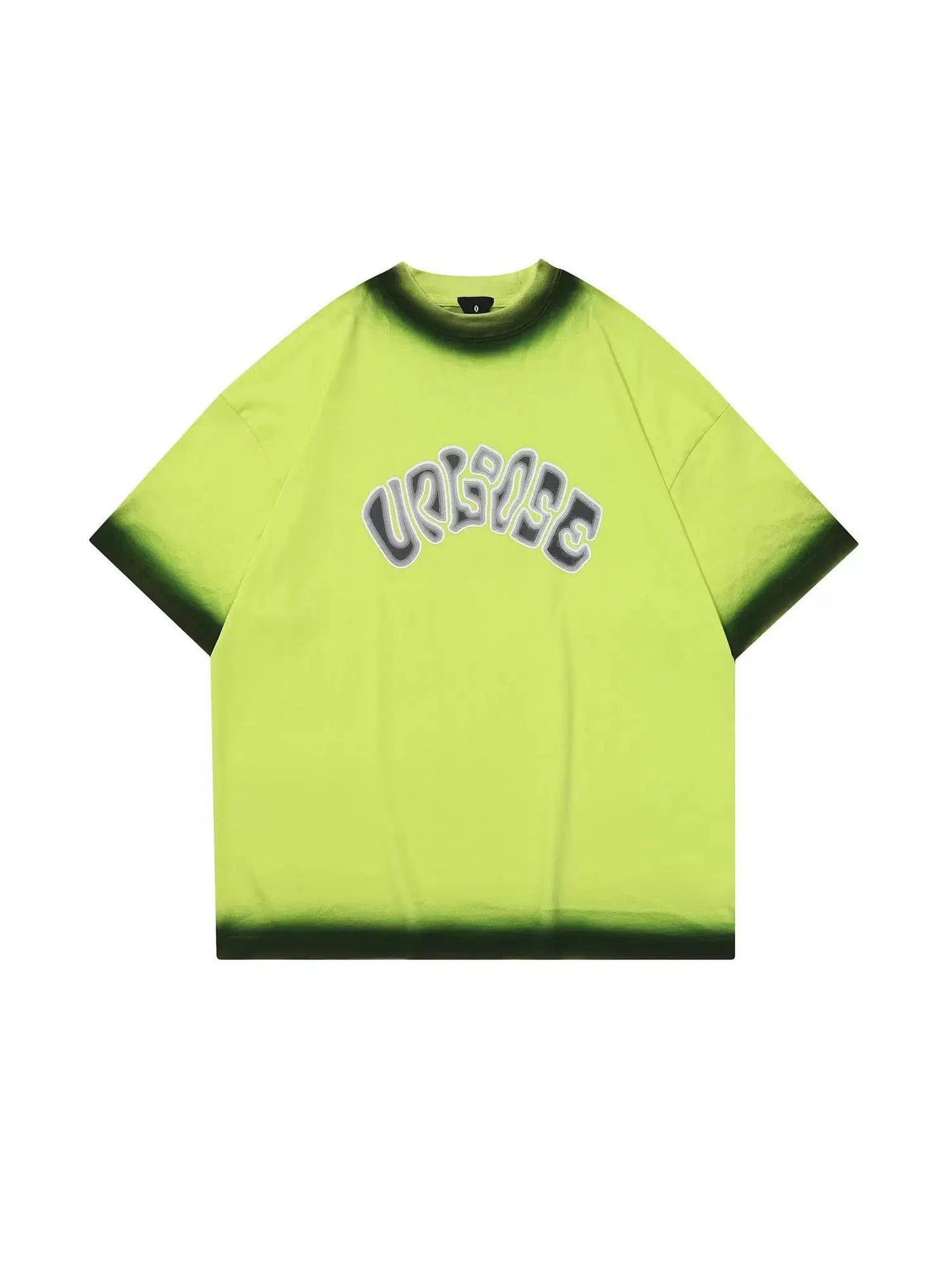 Gradient Absract Letters T-Shirt Korean Street Fashion T-Shirt By MaxDstr Shop Online at OH Vault